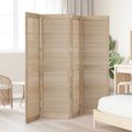 vidaXL Skříňové dvere s dverami 4 ks Prírodná 170 x 2,1 x 49,5 cm