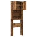 VidaXL Skrinka na práčku Old Wood 64x24x190 cm Engineered Wood