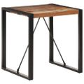 vidaXL Jedálenský stôl 70x70x75 cm, recyklovaný masív