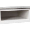 vidaXL Písací stôl sivý 110x45x76 cm drevený