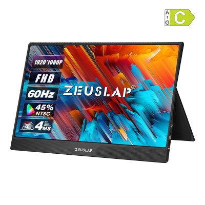 Prenosný monitor ZEUSLAP Z15ST s 15,6-palcovým dotykovým displejom