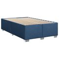 vidaXL Posteľ boxspring s matracom Modrá 120 x 190 cm Látka