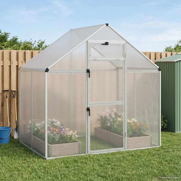 vidaXL Klietka pre vtákov Strieborná 181,5 x 110,5 x 173,5 cm