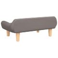 vidaXL Pelech pre psa taupe 70x40x24 cm látka