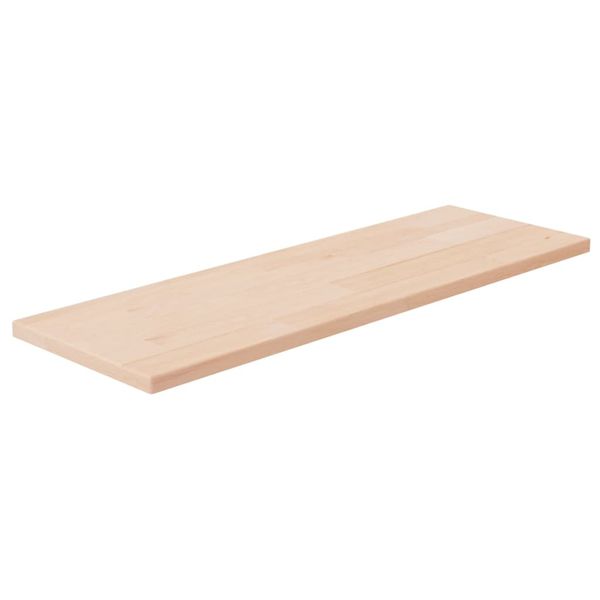 vidaXL Polica 60x20x1,5 cm neošetrený dubový masív