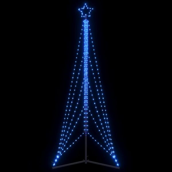 vidaXL LED vianočný stromček 525 LED modré 302 cm
