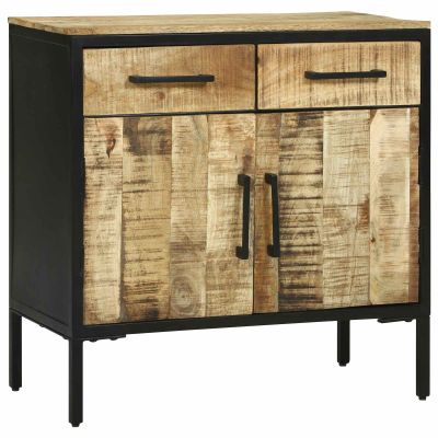 vidaXL Servírovacia skriňa so zásuvkou 70 x 35 x 70 cm Mangový masív