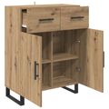 vidaXL Servírovacia skriňa Remeselný dub 69,5 x 34 x 90 cm
