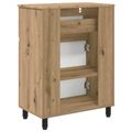 vidaXL Kozmetický stolík do kúpeľne Dub artisan 60 x 35 x 80 cm