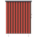 vidaXL Roleta Oranžová a hnedá 200 x 250 cm Textil a hliník