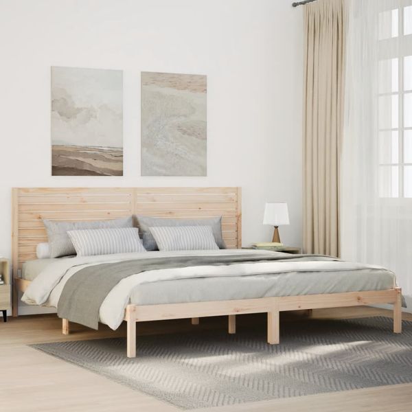 vidaXL Extra dlhá posteľ bez matraca 200x210 cm masívne drevo