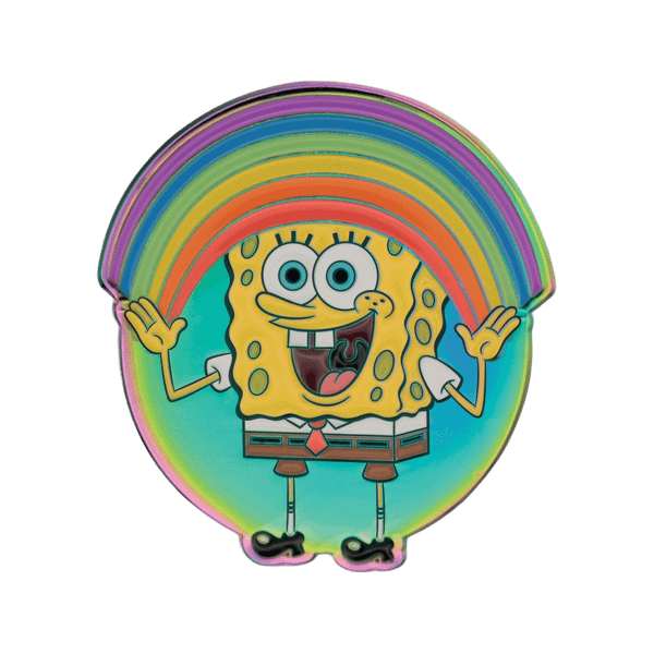 Odznak SpongeBob v nohaviciach - Dúha