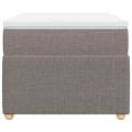 vidaXL Boxspring posteľ s matracom sivohnedý 100x200 cm látka