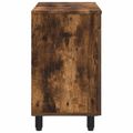 vidaXL Kozmetický stolík do kúpeľne Dymový dub 60 x 35 x 60 cm