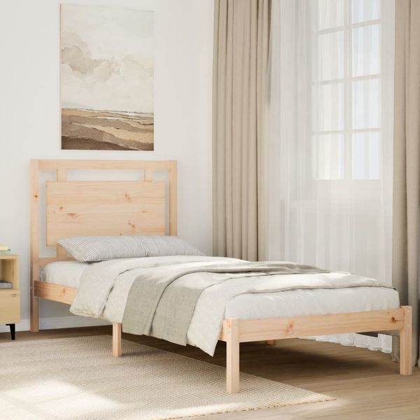 vidaXL Extra dlhá posteľ bez matraca 100x220 cm masívne drevo