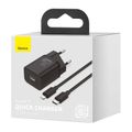 Baseus Super Si Quick Charger 1C 20W s káblom USB-C pre Lightning 1m (čierny)