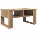 vidaXL Konferenčný stolík Remeselný dub 92 x 53 x 45 cm