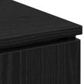 vidaXL TV skrinka 100 x 38 x 49 cm Čierny dub Kompozitné drevo