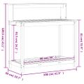 vidaXL Stôl na presádzanie s policami 108x50x109,5 cm masívny douglas
