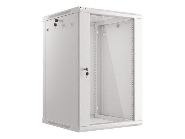 LANBERG 19'' RACKOVÁ SKRIŇA PRO MONTÁŽ NA STENU 18U/600X600 (FLAT PACK) ŠEDÁ V2