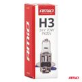 Halogenová žárovka H3 24V 70W PK22s AMiO-05021