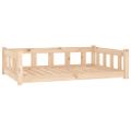 vidaXL Pelech pre psa 105,5x75,5x28 cm masívne borovicové drevo