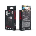 Kábel Maxlife MXUC-01 USB - Lightning 1,0 m 2A čierny nylon