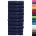 vidaXL Prémiové osušky SOLUND 10ks tmavomodré 100x150cm 600 g/m2