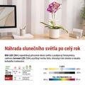 Pozemná lampa EMOS Z7902 LED GROW 8 W, časovač, stmievateľná, biela