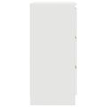 vidaXL Komoda biela 37,5x35x76 cm spracované drevo