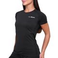 Dámske bežecké tričko Pulse Black - GymBeam, veľkosť M, veľkosť oblečenia M