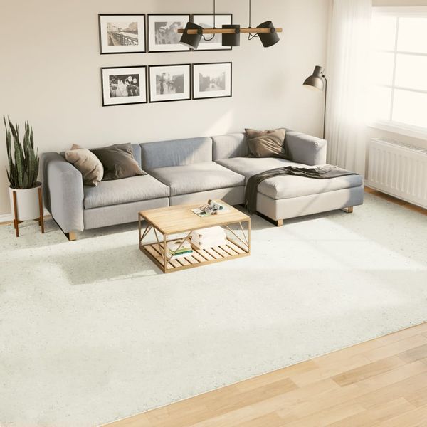 vidaXL Koberec OVIEDO krátky vlas krémový 300x400 cm