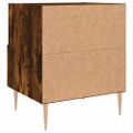 vidaXL Nočné stolíky 2 ks dymový dub 40x35x47,5 cm kompozitné drevo