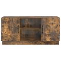 vidaXL TV skrinka 102 x 34,5 x 47 cm Dymový dub Kompozitné drevo