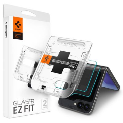 Spigen Tempered Glass Glas.tR "EZ Fit" 2-Pack Galaxy Z Flip 6 číry