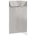 vidaXL Slimáková ohrada 4 ks 10 x 10 x 25 cm Nehrdzavejúca oceľ