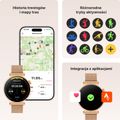 Forever smartwatch Rosadust SB-380 ružové zlato