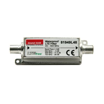 Anténny filter Emme Esse 81949L48, filtr 5G, dolný priepust DC až 694MHz