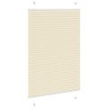 vidaXL plisovaná roleta krémová 85x150 cm Šírka látky 84,4 cm
