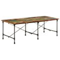 vidaXL Jedálenský stôl 220x90x77 cm recyklovaný masív