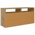 vidaXL Nízka skriňa 87 x 27,5 x 43 cm Remeselný dub