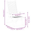 vidaXL Skladacie polohovacie kreslá 6 ks 56x72x107 cm masívne akáciové drevo