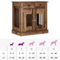 vidaXL Nábytok pre psa Staré drevo 80 x 47,5 x 80 cm Kompozitné drevo