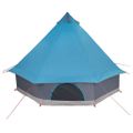 vidaXL Tipi stan 8-miestny Modrá taft