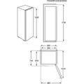 AEG Monoklimatická chladnička RKB333E2DW