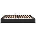 vidaXL Otomanový posteľný rám s úložiskom Čierny 200 x 200 cm látka