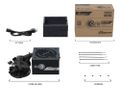 SEASONIC zdroj Core GC-850 / 850W / ATX3.1 / 120mm fan / 80PLUS Gold Zdroj, 850W, ATX 3.1, PCIe 5.1, 80 PLUS Gold, 12V-2×6 kabel, S2FC, 120mm HDB ventilátor, cerný