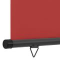vidaXL Bočná markíza na balkón 125x250 cm, červená
