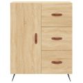 vidaXL Vysoká skrinka dub sonoma 69,5x34x180 cm spracované drevo
