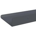 vidaXL Závesná polica 4 ks Antracit 80 x 9 x 2,5 cm Oceľ